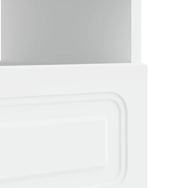 LED TV-kaappi valkoinen Tekninen puu