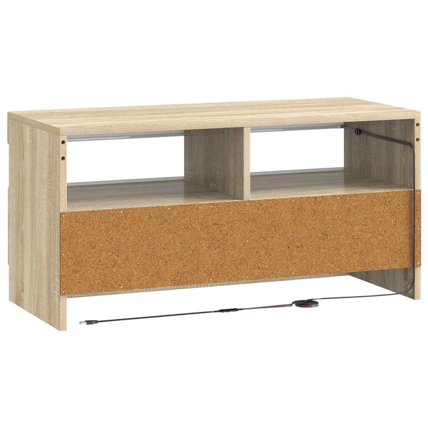 LED TV-kaappi Sonoma-tammi Tekninen puu