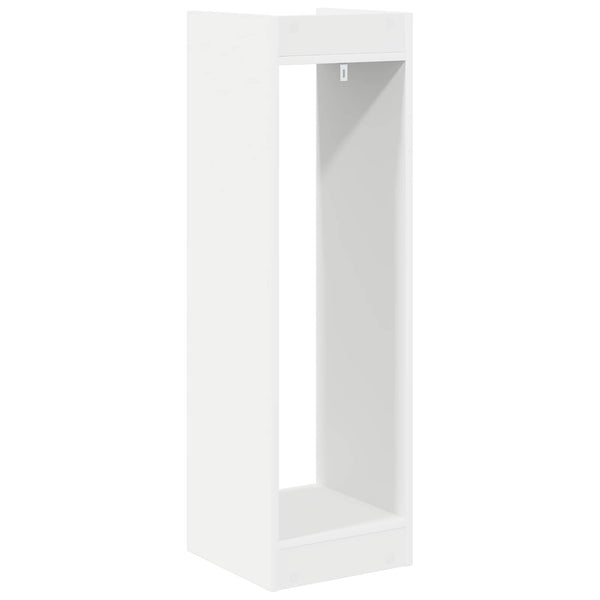 Kasviteline 2 kpl valkoinen 30 x 30 x 100 cm Tekninen puu