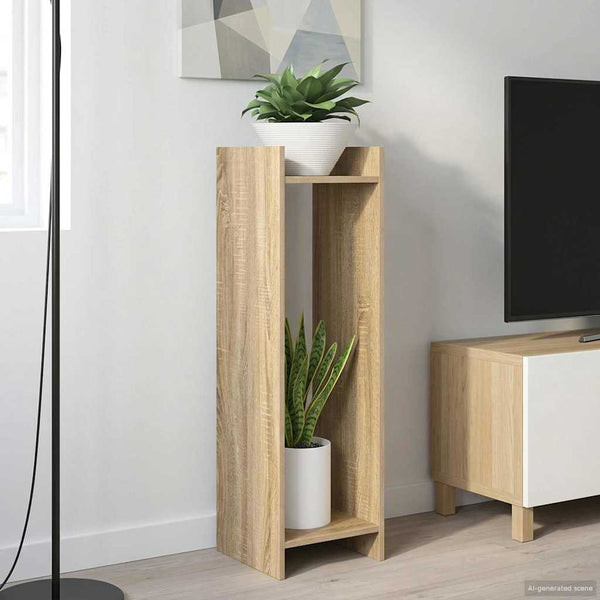 Kasviteline 2 kpl Sonoma-tammi 30 x 30 x 100 cm Tekninen puu
