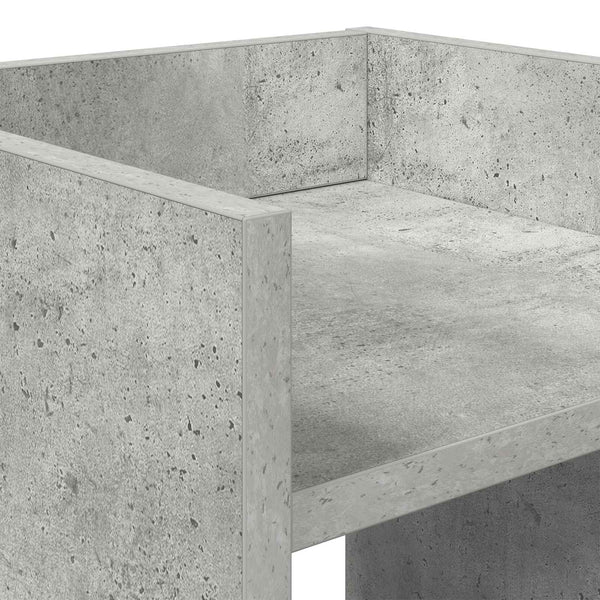 Kasviteline Betoninharmaa 30 x 30 x 100 cm Tekninen puu