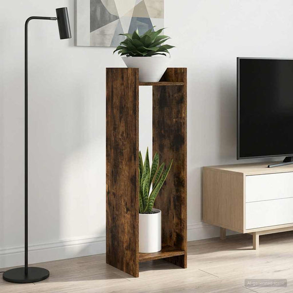 Kasviteline 2 kpl Savutammi 30 x 30 x 100 cm Tekninen puu