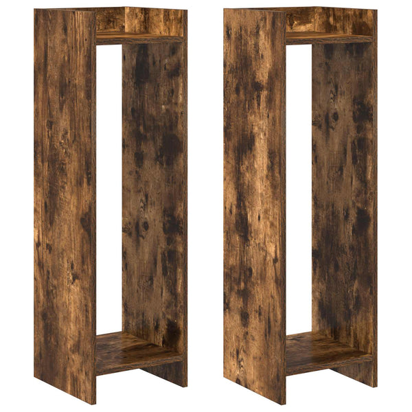 Kasviteline 2 kpl Savutammi 30 x 30 x 100 cm Tekninen puu