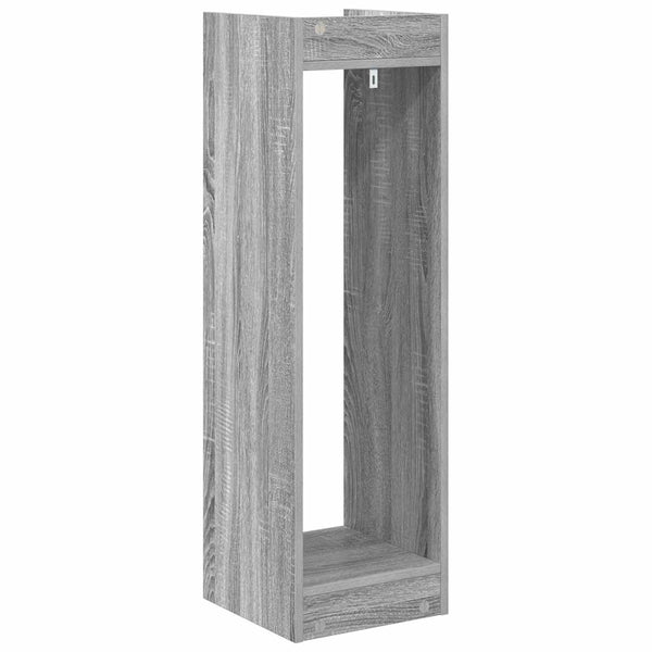 Kasviteline 2 kpl Harmaa Sonoma 30 x 30 x 100 cm Tekninen puu