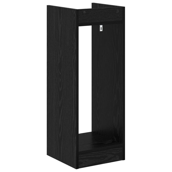 Kasviteline 2 kpl Musta tammi 30 x 30 x 80 cm Tekninen puu