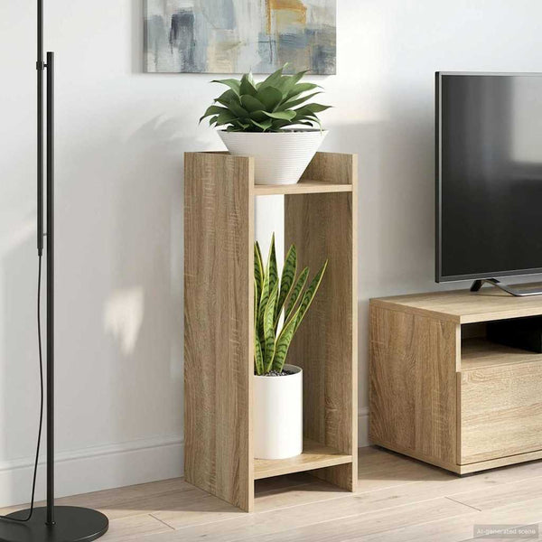 Kasviteline 2 kpl Sonoma-tammi 30 x 30 x 80 cm Tekninen puu