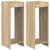 Kasviteline 2 kpl Sonoma-tammi 30 x 30 x 80 cm Tekninen puu