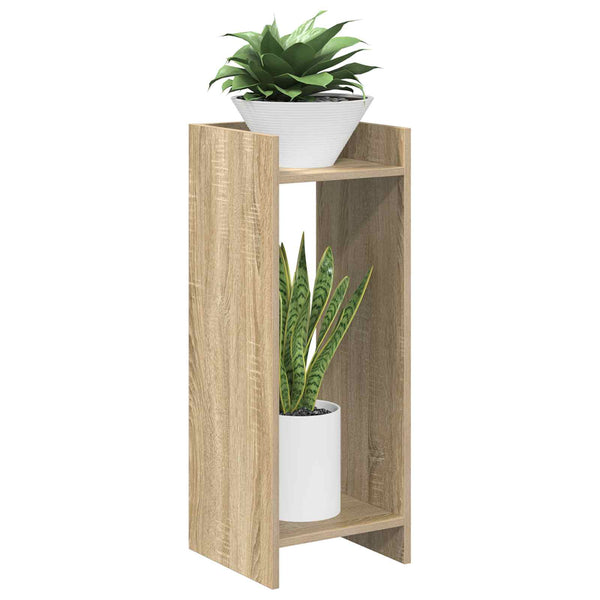 Kasviteline 2 kpl Sonoma-tammi 30 x 30 x 80 cm Tekninen puu