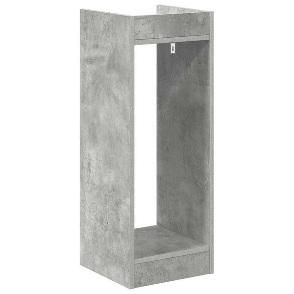 Kasviteline Betoninharmaa 30 x 30 x 80 cm Tekninen puu