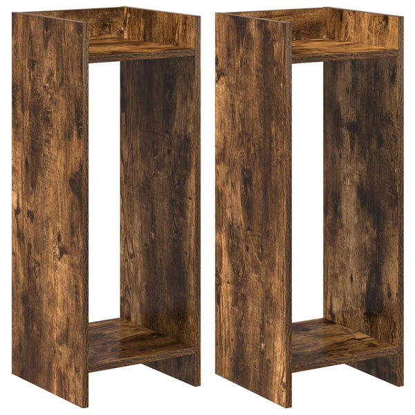 Kasviteline 2 kpl Savutammi 30 x 30 x 80 cm Tekninen puu