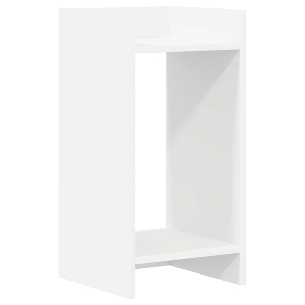 Kasviteline 2 kpl valkoinen 30 x 30 x 60 cm Tekninen puu