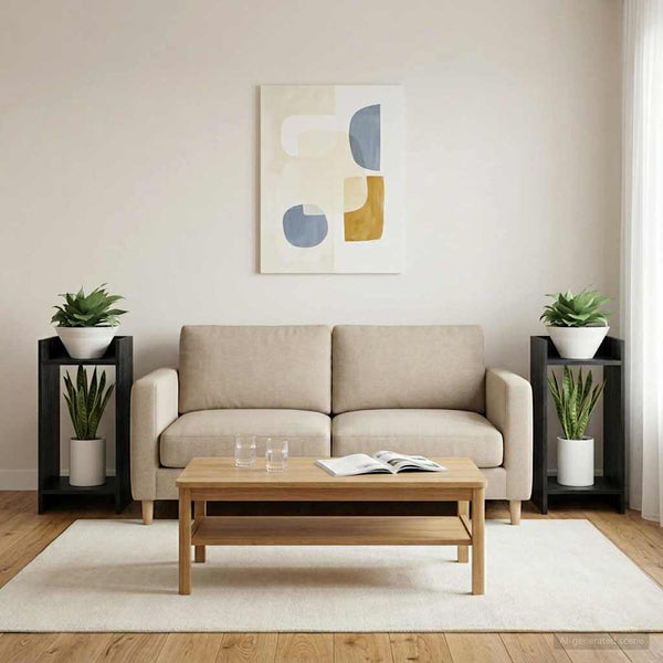 Kasviteline Musta tammi 30 x 30 x 60 cm Tekninen puu