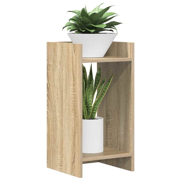 Kasviteline 2 kpl Sonoma-tammi 30 x 30 x 60 cm Tekninen puu