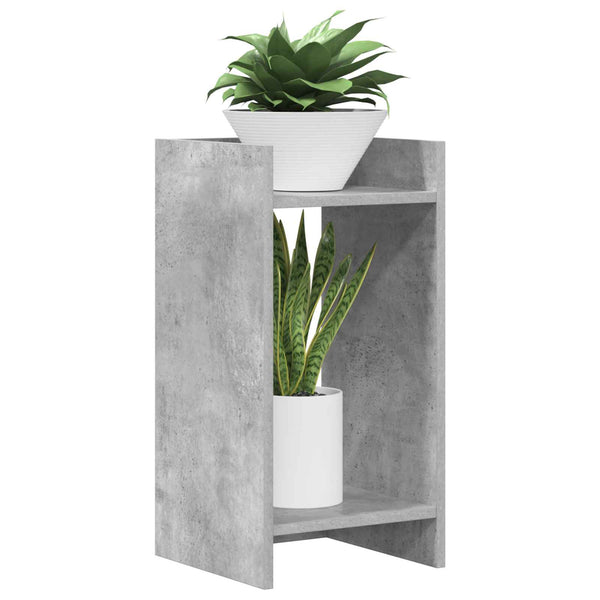 Kasviteline Betoninharmaa 30 x 30 x 60 cm Tekninen puu