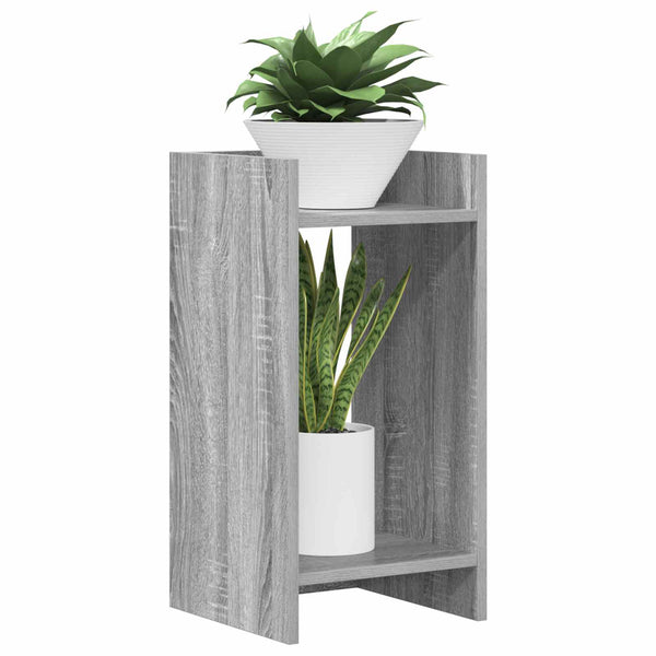 Kasviteline 2 kpl Harmaa Sonoma 30 x 30 x 60 cm Tekninen puu