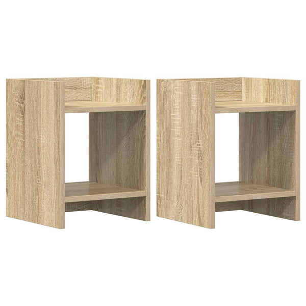 Kasviteline 2 kpl Sonoma-tammi 30 x 30 x 40 cm Tekninen puu