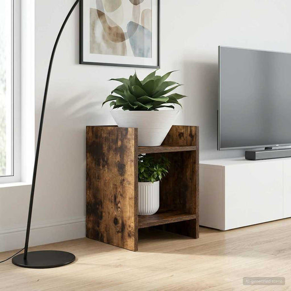 Kasviteline 2 kpl Savutammi 30 x 30 x 40 cm Tekninen puu