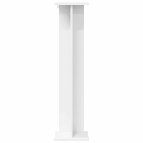 Kasviteline 2 kpl valkoinen 25 x 25,5 x 100,5 cm Tekninen puu