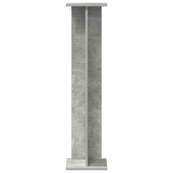 Kasviteline Betoninharmaa 25 x 25,5 x 100,5 cm Tekninen puu