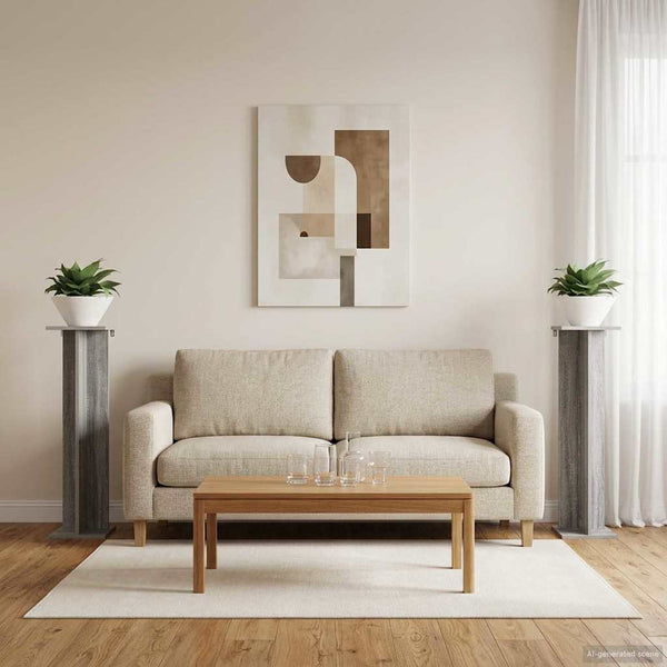 Kasviteline 2 kpl Harmaa Sonoma 25 x 25,5 x 100,5 cm