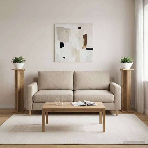 Kasviteline 2 kpl Artisaanitammi 25 x 25,5 x 100,5 cm