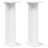 Kasviteline 2 kpl valkoinen 25 x 25,5 x 80,5 cm Tekninen puu