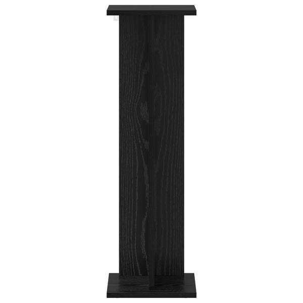 Kasviteline 2 kpl Musta tammi 25 x 25,5 x 80,5 cm Tekninen puu