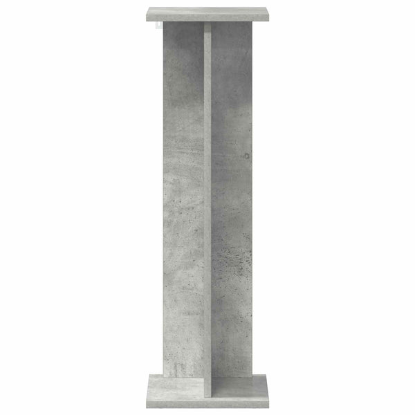 Kasviteline Betoninharmaa 25 x 25,5 x 80,5 cm Tekninen puu