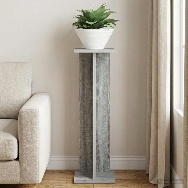 Kasviteline Harmaa Sonoma 25 x 25,5 x 80,5 cm Tekninen puu