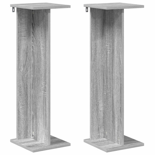 Kasviteline 2 kpl Harmaa Sonoma 25 x 25,5 x 80,5 cm