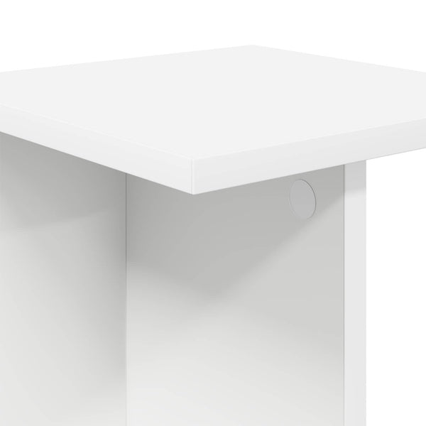 Kasviteline 2 kpl valkoinen 25 x 25,5 x 60,5 cm Tekninen puu