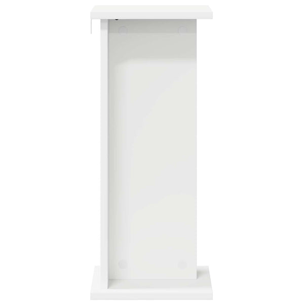 Kasviteline 2 kpl valkoinen 25 x 25,5 x 60,5 cm Tekninen puu