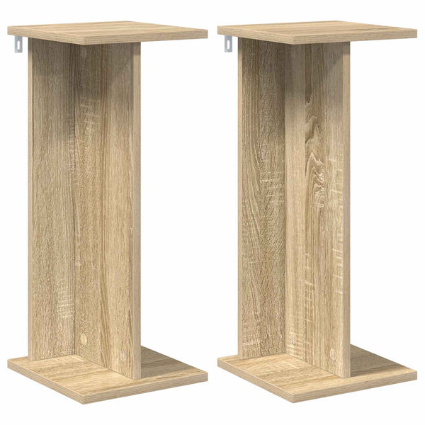 Kasviteline 2 kpl Sonoma-tammi 25 x 25,5 x 60,5 cm Tekninen puu