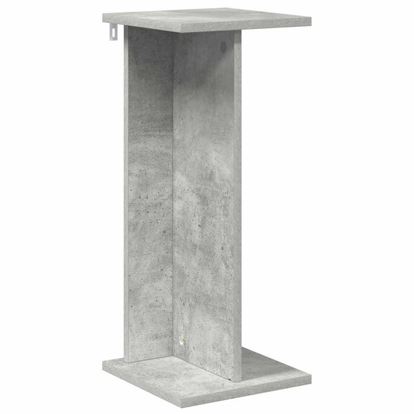 Kasviteline Betoninharmaa 25 x 25,5 x 60,5 cm Tekninen puu