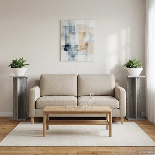 Kasviteline 2 kpl Harmaa Sonoma 25 x 25,5 x 60,5 cm