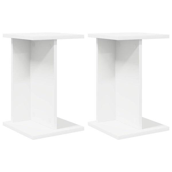 Kasviteline 2 kpl valkoinen 25 x 25,5 x 40,5 cm Tekninen puu
