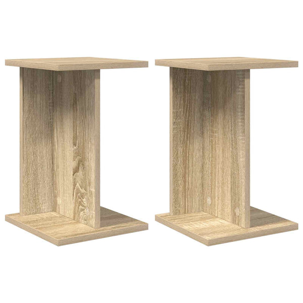 Kasviteline 2 kpl Sonoma-tammi 25 x 25,5 x 40,5 cm Tekninen puu