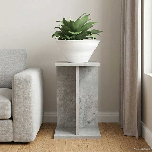 Kasviteline Betoninharmaa 25 x 25,5 x 40,5 cm Tekninen puu