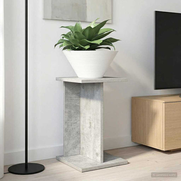Kasviteline 2 kpl Betoninharmaa 25 x 25,5 x 40,5 cm