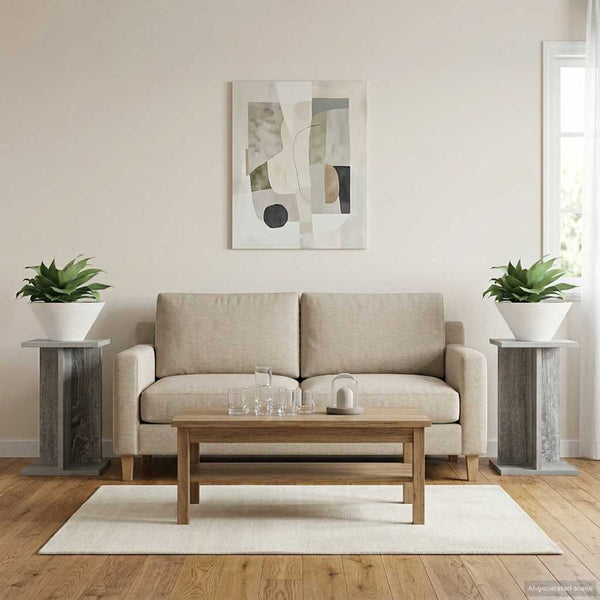Kasviteline 2 kpl Harmaa Sonoma 25 x 25,5 x 40,5 cm