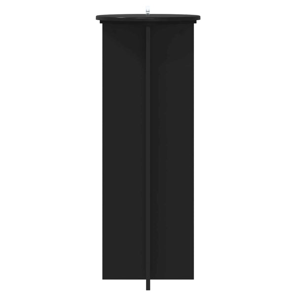 Kasviteline 2 kpl Musta Ø40 x 100 cm Tekninen puu
