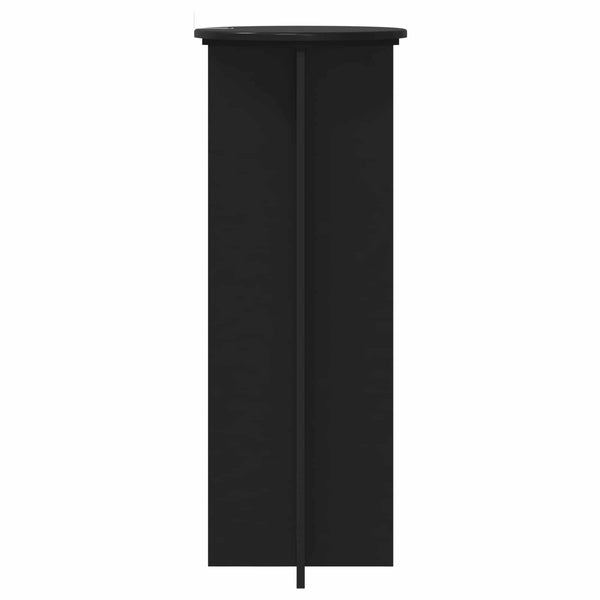 Kasviteline 2 kpl Musta Ø40 x 100 cm Tekninen puu