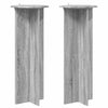 Kasviteline 2 kpl Harmaa sonoma Ø40 x 100 cm Tekninen puu