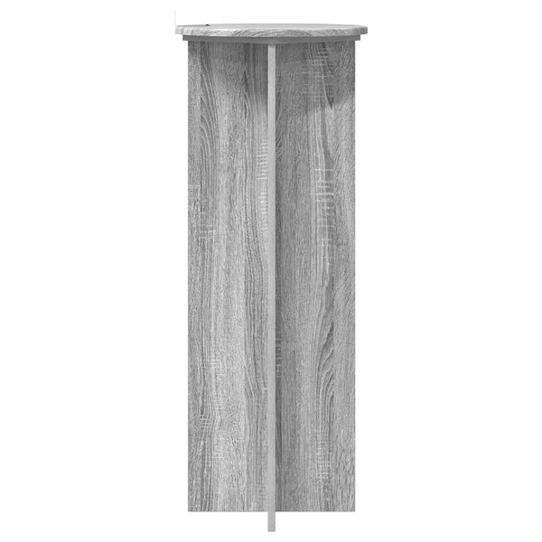 Kasviteline 2 kpl Harmaa sonoma Ø40 x 100 cm Tekninen puu