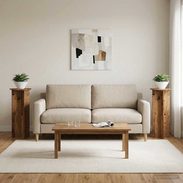Kasviteline 2 kpl Vanha puu Ø40 x 100 cm Tekninen puu