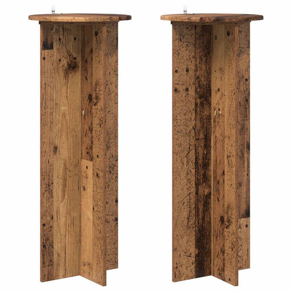 Kasviteline 2 kpl Vanha puu Ø40 x 100 cm Tekninen puu