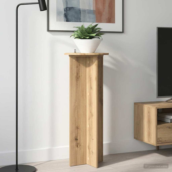Kasviteline 2 kpl Artisaanitammi Ø40 x 100 cm Tekninen puu