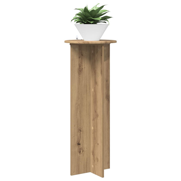 Kasviteline 2 kpl Artisaanitammi Ø40 x 100 cm Tekninen puu