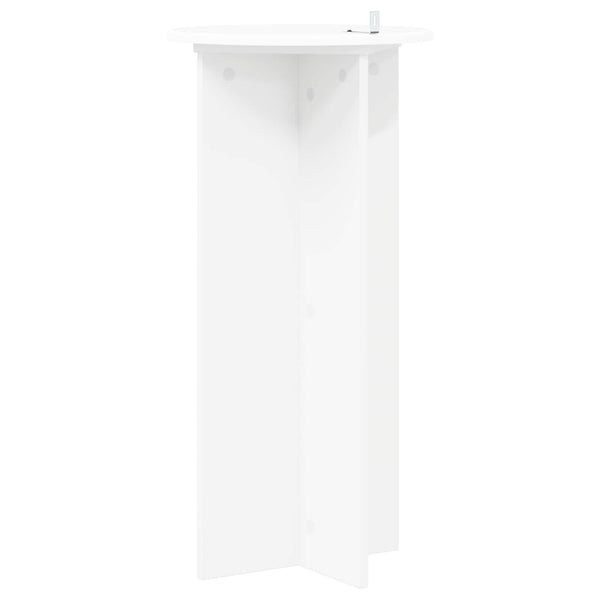 Kasviteline 2 kpl valkoinen Ø40 x 80 cm Tekninen puu