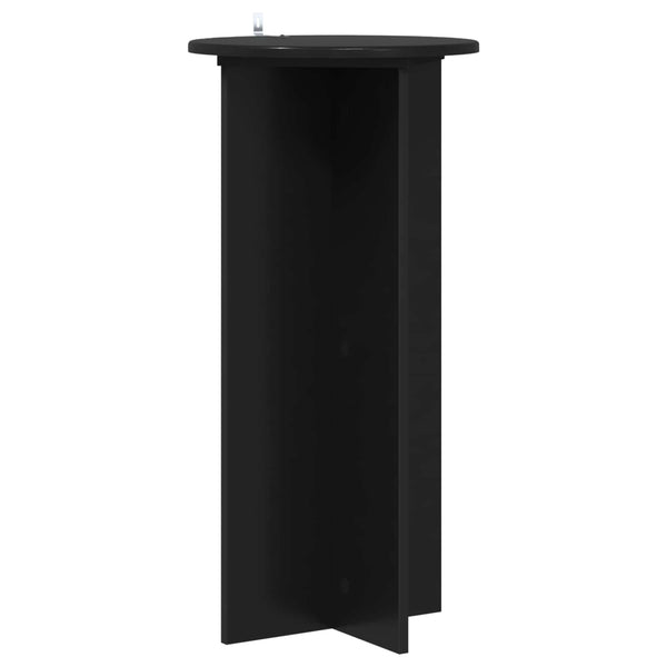 Kasviteline 2 kpl Musta 40 x 40 x 80 cm Tekninen puu